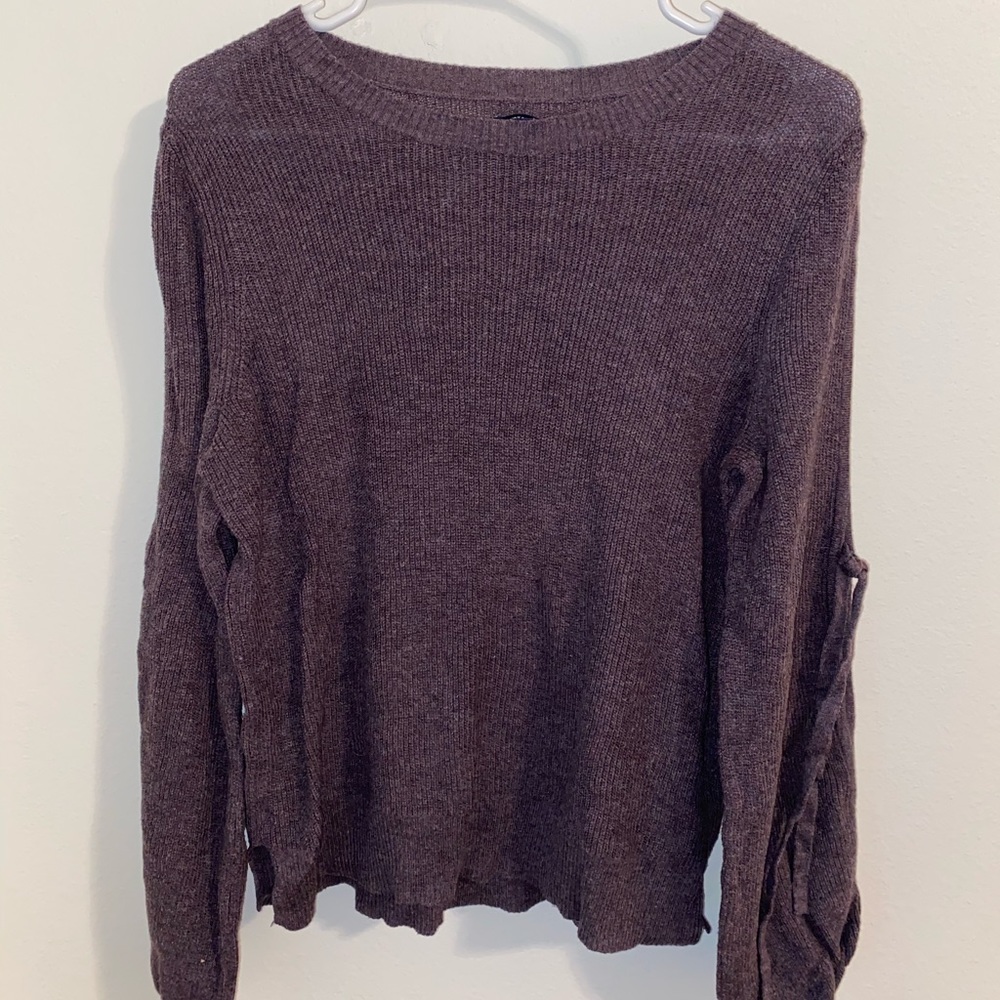 American Eagle Plum Thin Sweater - Picture 1 of 2